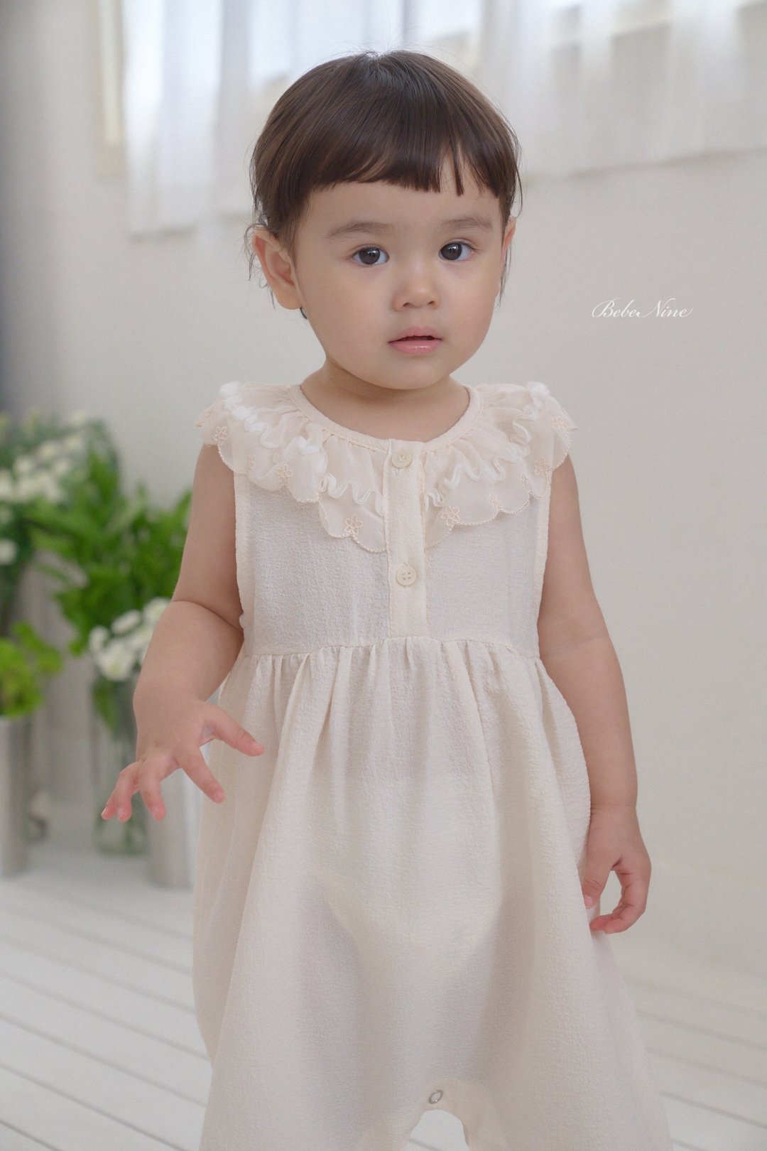 ☀️預訂 韓國直送☀️🇰🇷Bebenine兩色蕾絲花邊背心連身服