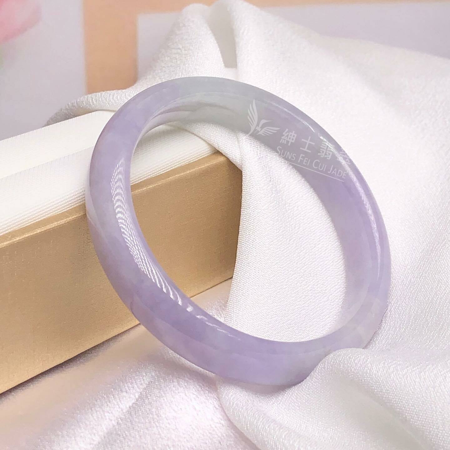 大馬坎藍紫春彩福鐲 54.4mm