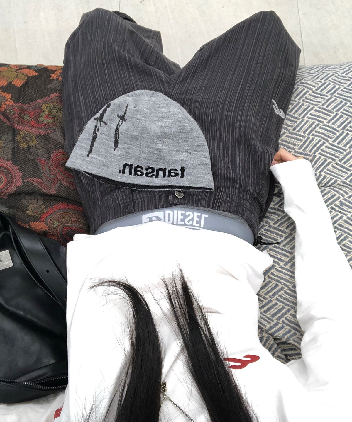 🇰🇷訂購｜tansanmagnesium｜Cotton wide studded pants 2色 