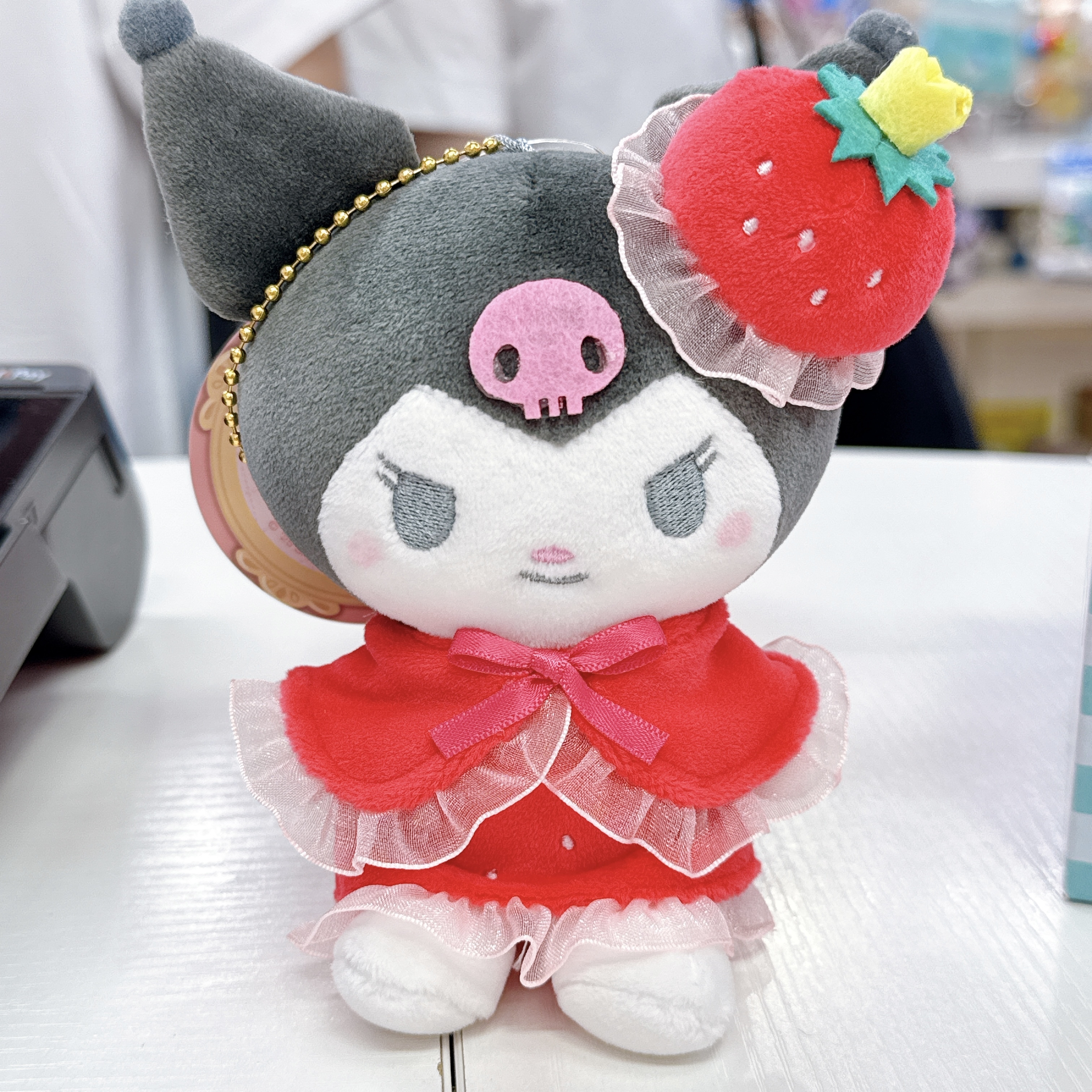 日本限定版Sanrio草莓雜誌50周年公仔掛飾