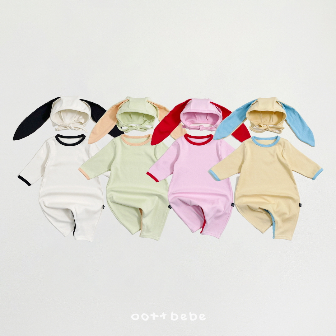🇰🇷Oottbebe suit+bonnet