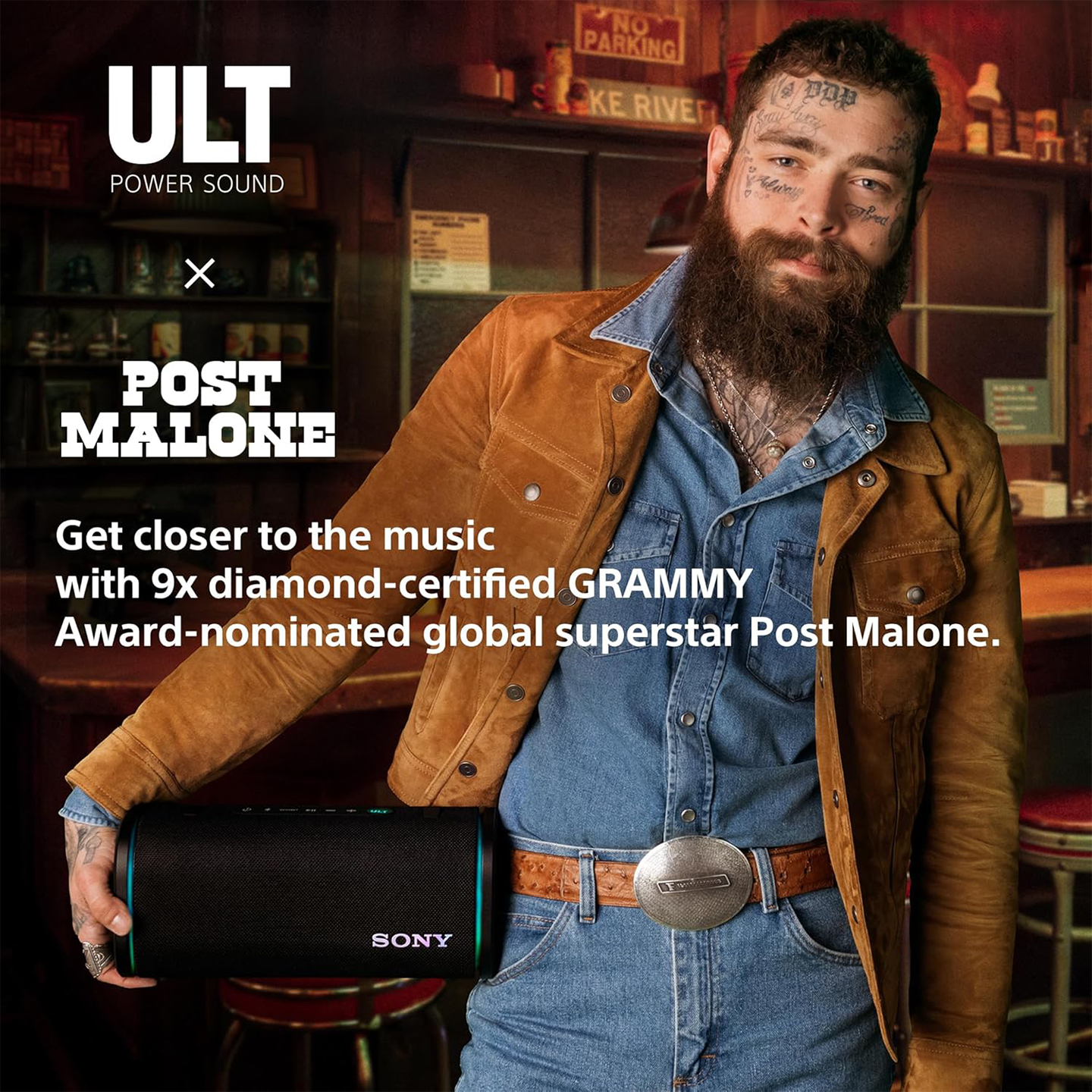 Sony ULT Series Wireless Speaker Black (SRS-ULT50)