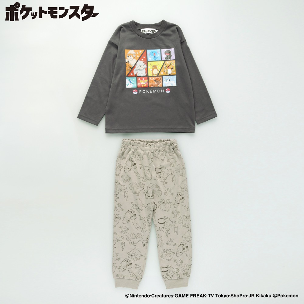 🆕【⭐訂購⭐】 🌀#Pokemon 長袖家居服套裝［2款選］🌀[ELIA-0099][261014]