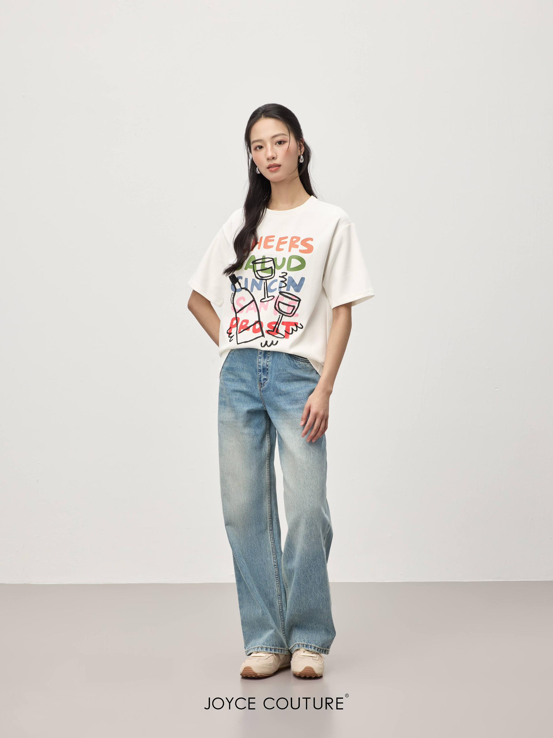 直筒水洗牛仔裤 P0691