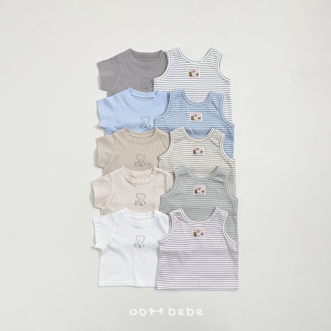 🇰🇷oottbebe tee+背心 set