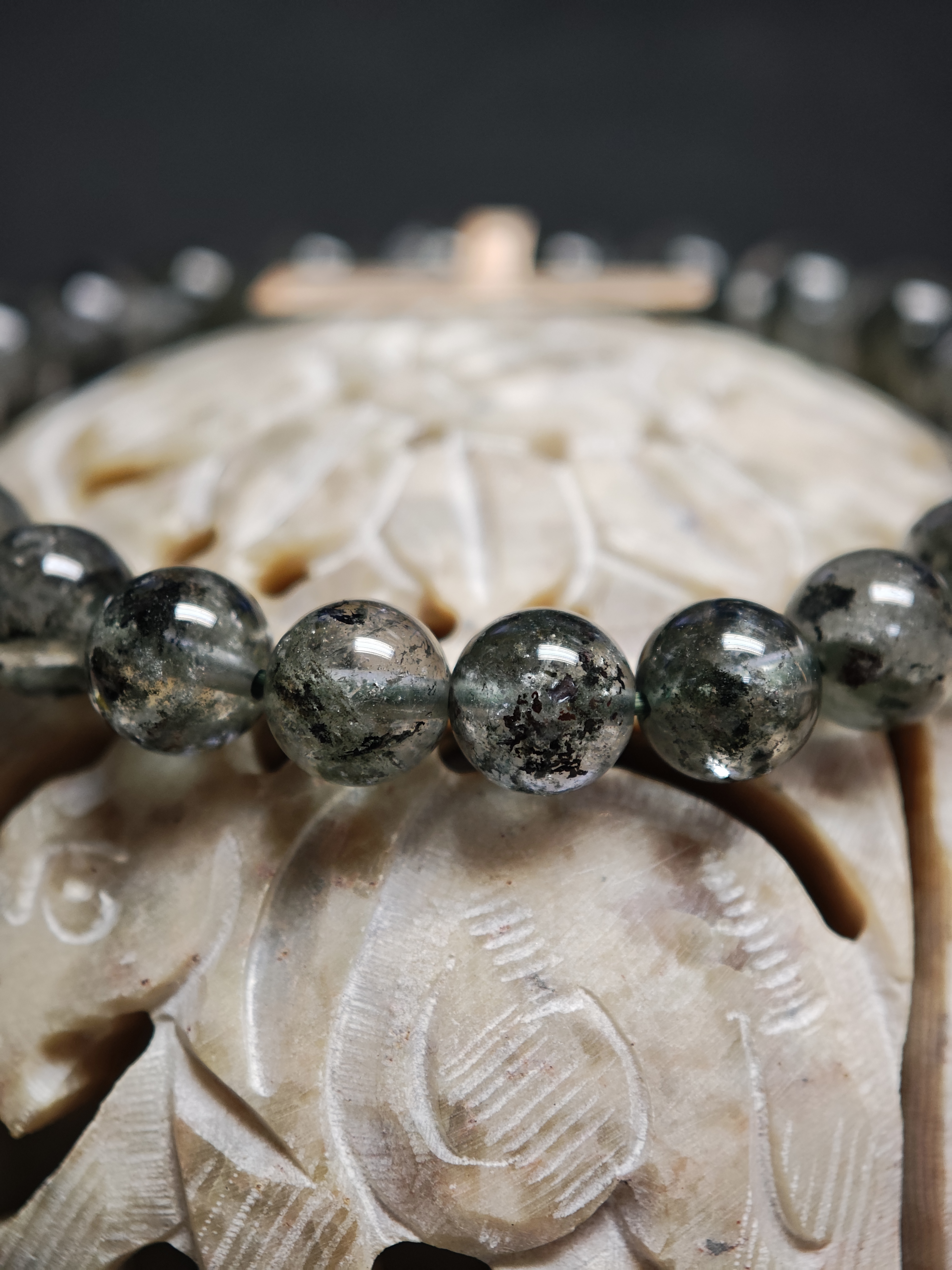 ✨新品水晶手串✨✨綠幽靈✨😊實物拍攝📷