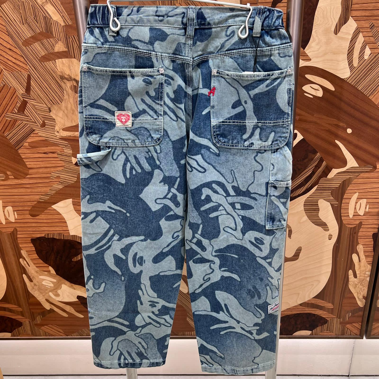 AAPE AAPEUNVS camo jeans (C688)