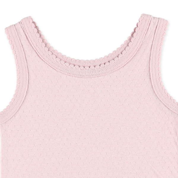 🇯🇵預訂 日本直送🇯🇵清爽材質花卉扇形花邊純棉背心包屁衣三件套