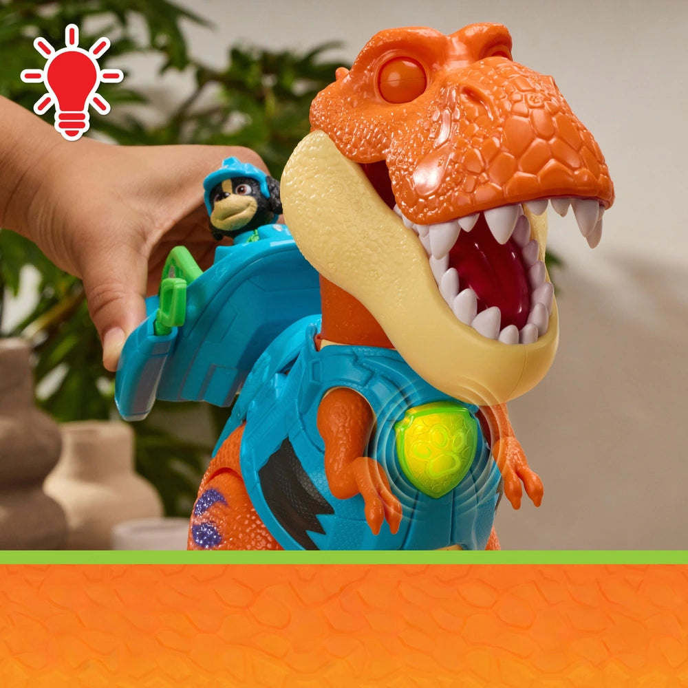 PAW Patrol 汪汪隊立大功 The Mighty Movie 巨型恐龍互動聲光玩具 Rubble Figure 套裝