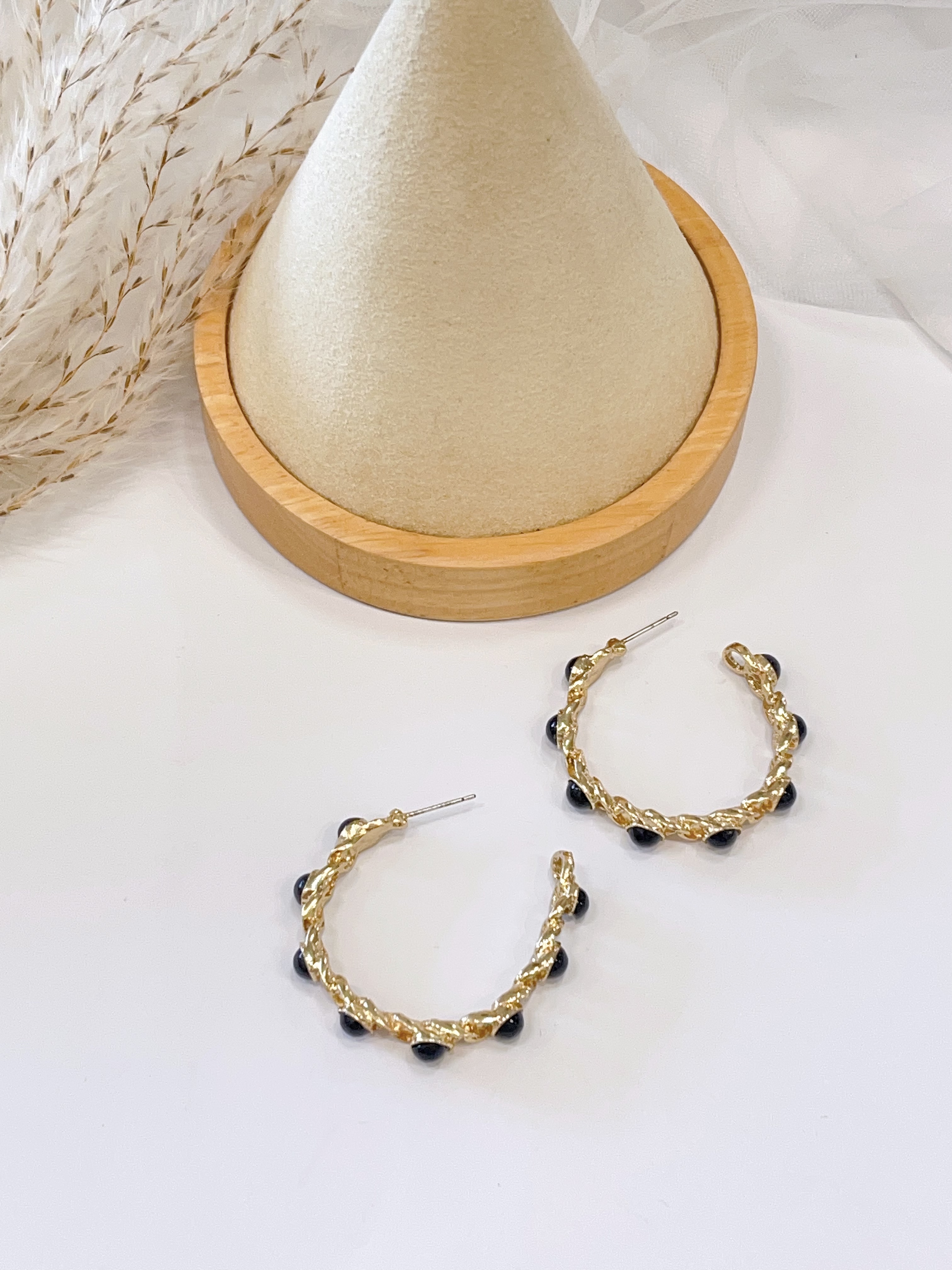 轻奢高级感C字耳环