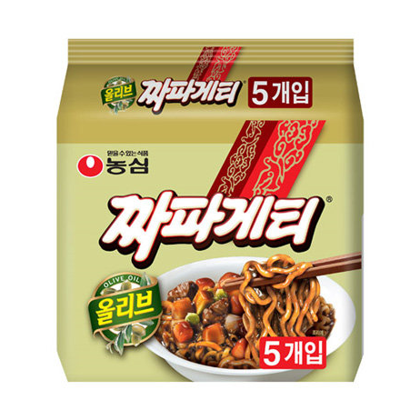 農心 韓國 炸醬意麵 140gx5包裝 (平行進口貨品) 此日期或之前食用：2027.2.12