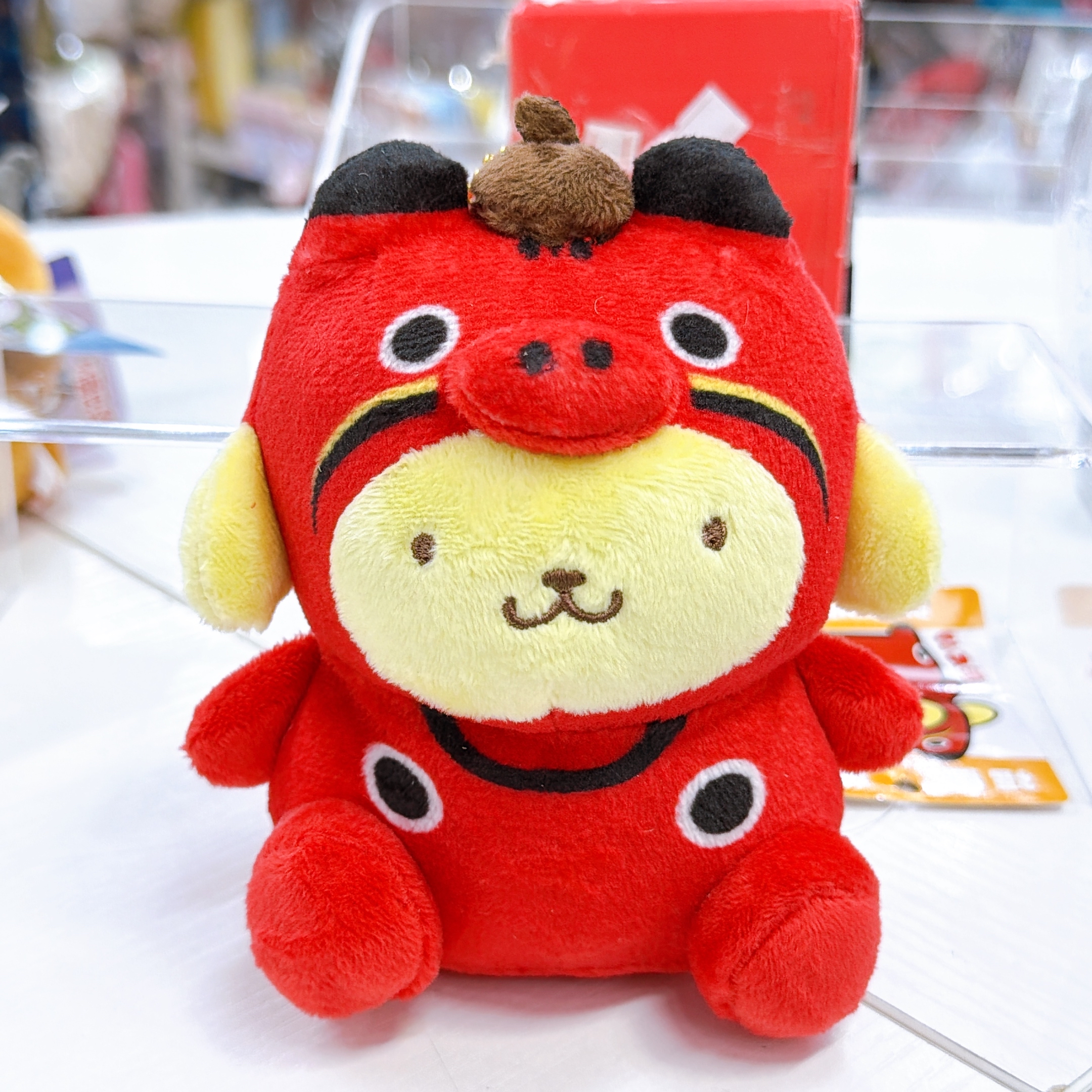 日本直送Sanrio 福島限定會津红牛公仔掛飾