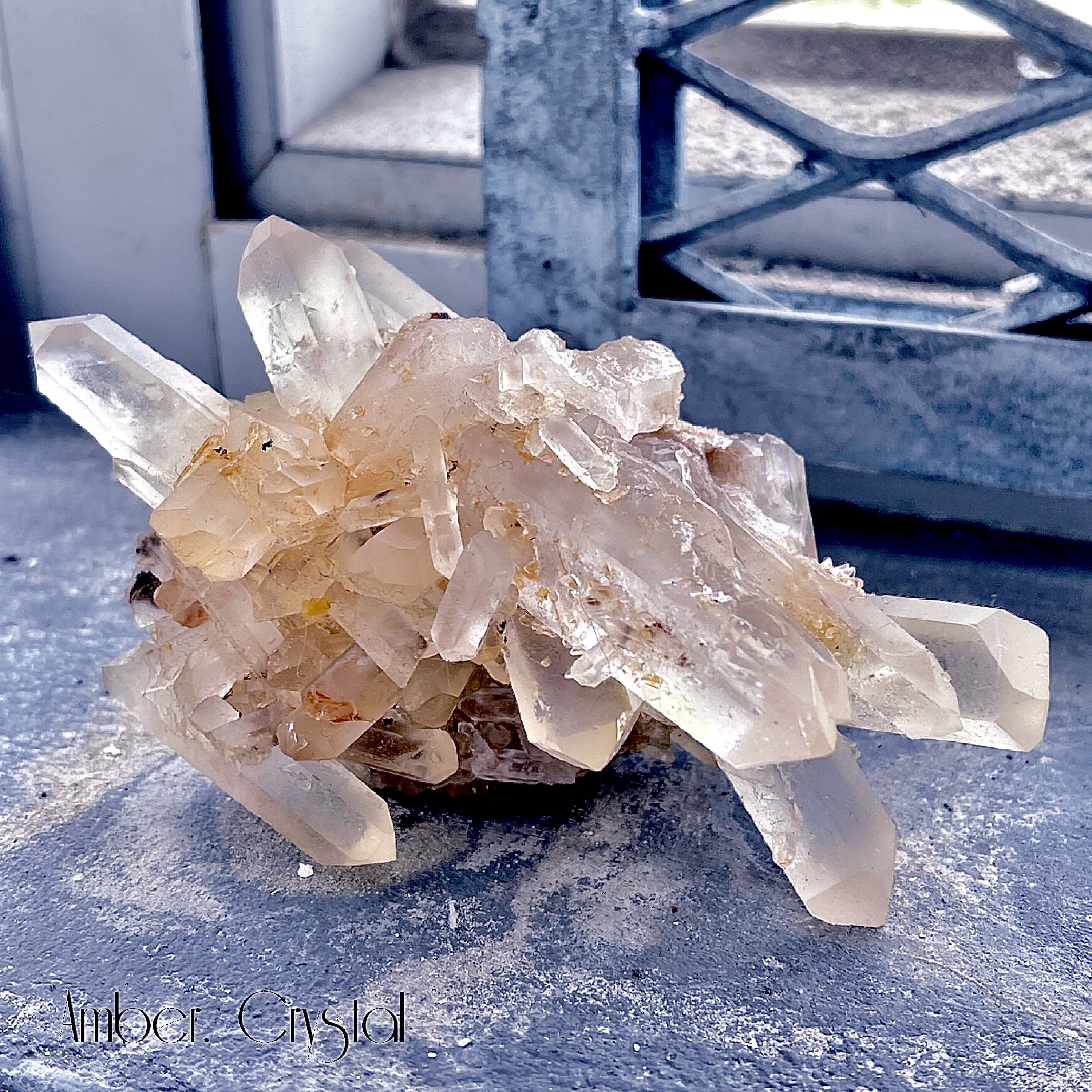 白水晶原石晶簇White Quartz Crystal Cluster