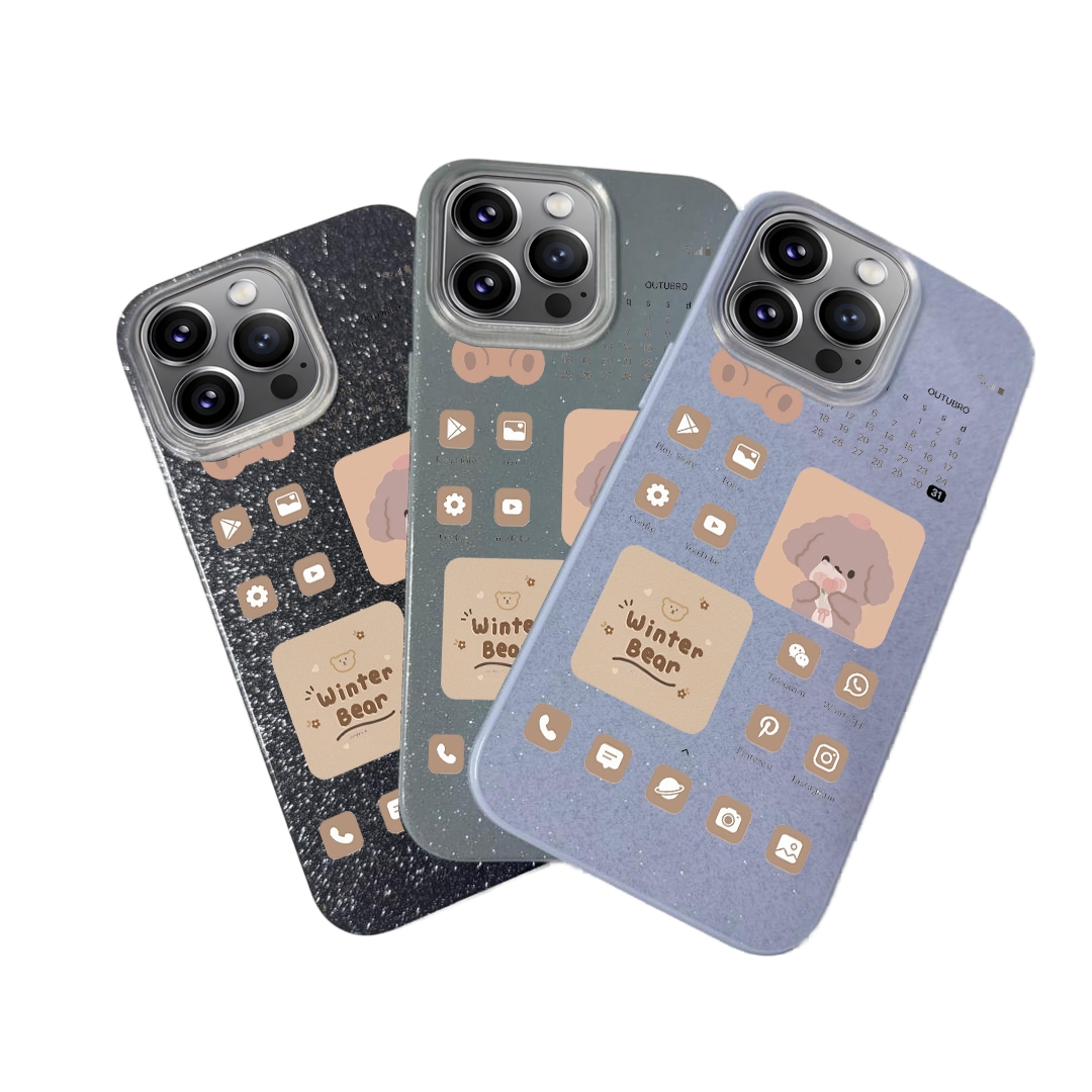 BLING CASE PHONE FOR IPHONE - DESIGN BEAR A