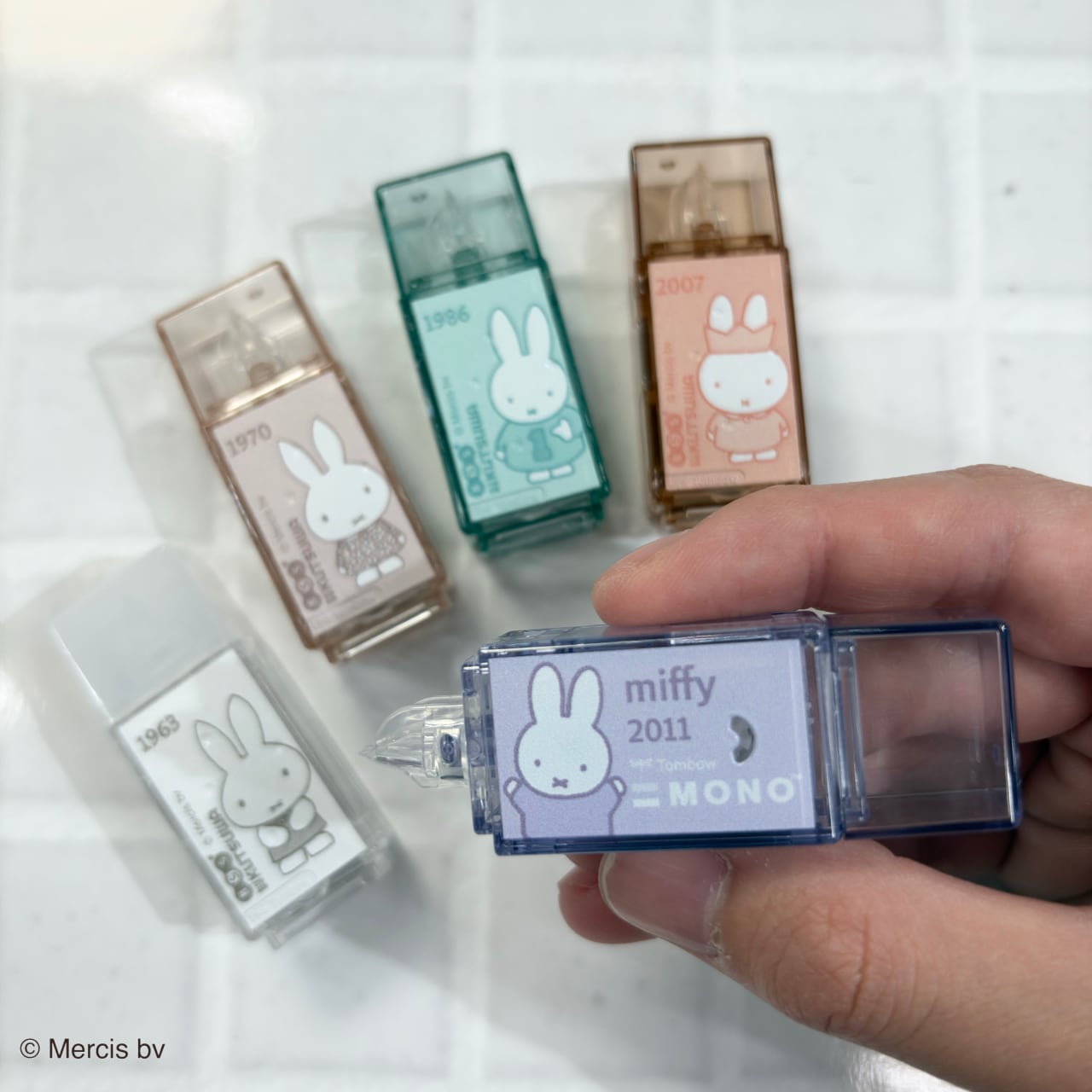🆕【⭐訂購⭐】🇯🇵日本直送 #日本製 #Tombow Mono Pocket x #Miffy 改錯帶(1套5個同色)［5款選］🌀 [ELAD-0268][260210]