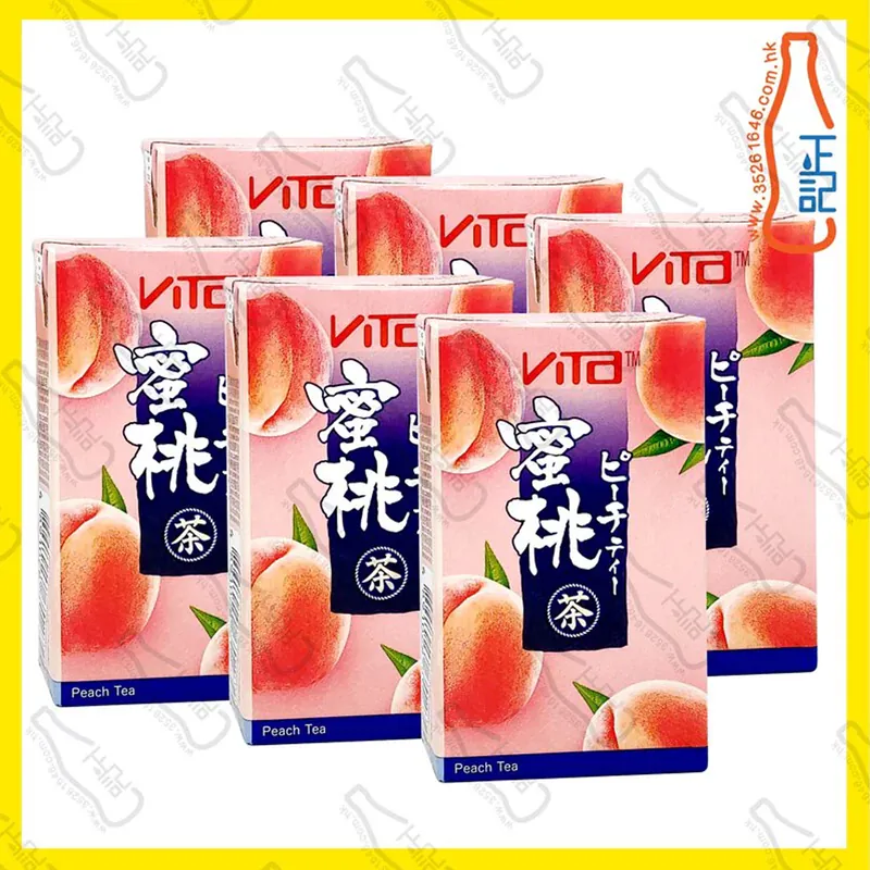 ==維他日式蜜桃茶 250ml x 6包 /份