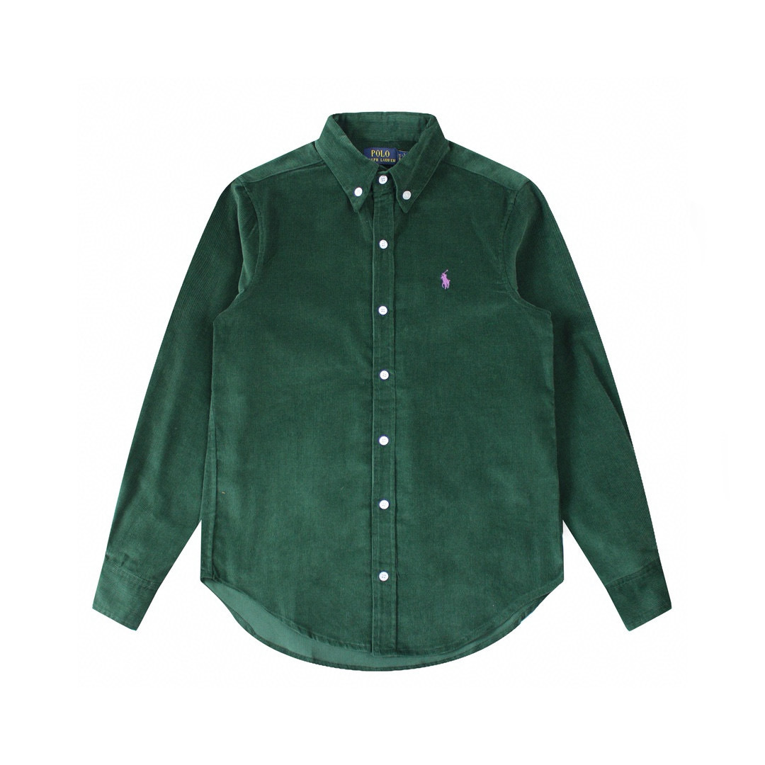 預訂 Polo Ralph Lauren燈芯絨小標刺繡恤衫 