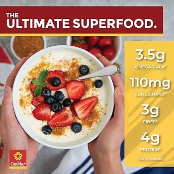 預購加拿大直送 CanMar 加拿大有機黃金亞麻籽 （1.2kg)*