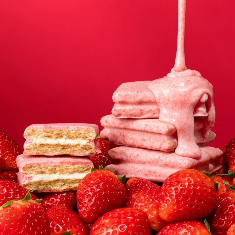 [訂購] [日本製] SUGAR BUTTER SAND TREE ｜ 士多啤梨味｜ 夾心餅 ｜ 5件裝 ｜ 賞味期限：25-30日 {TF2603001}