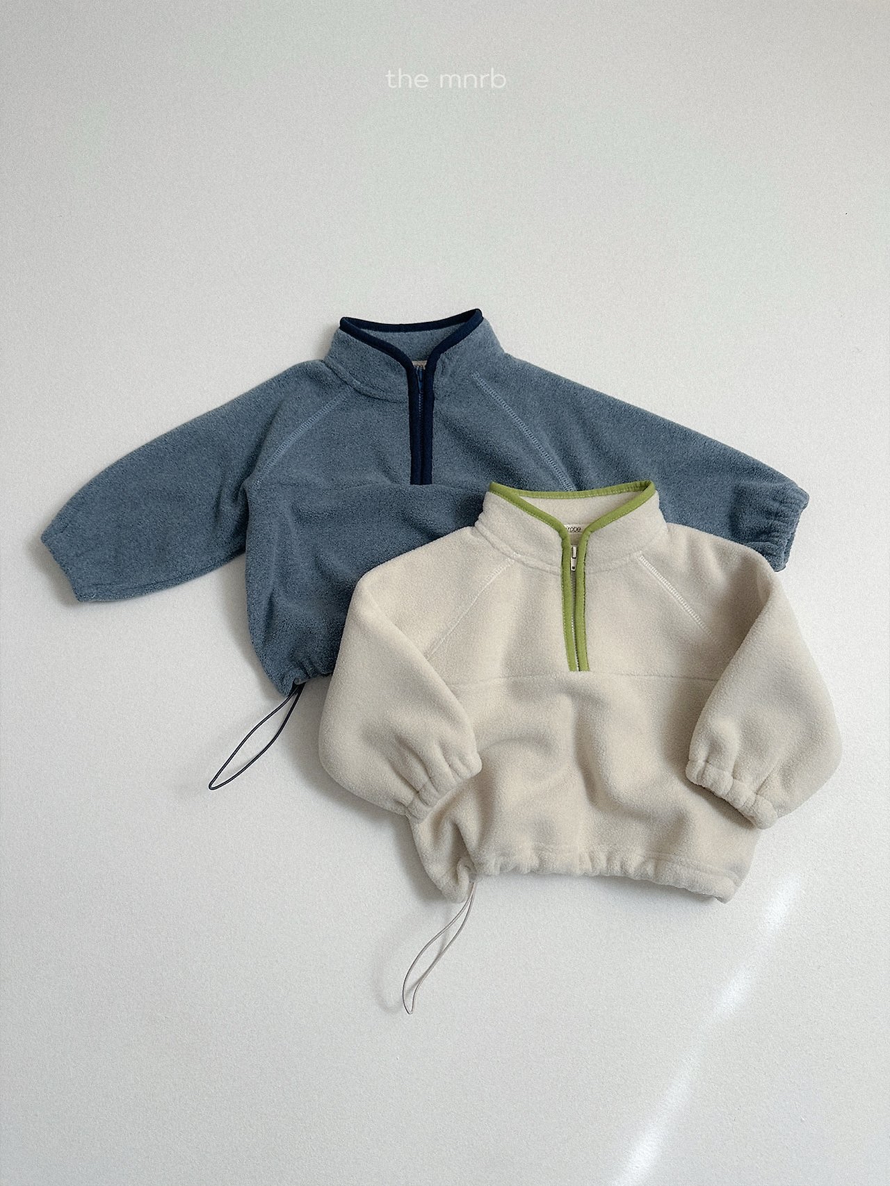 Mnirobe | Two-tone fleece half zip