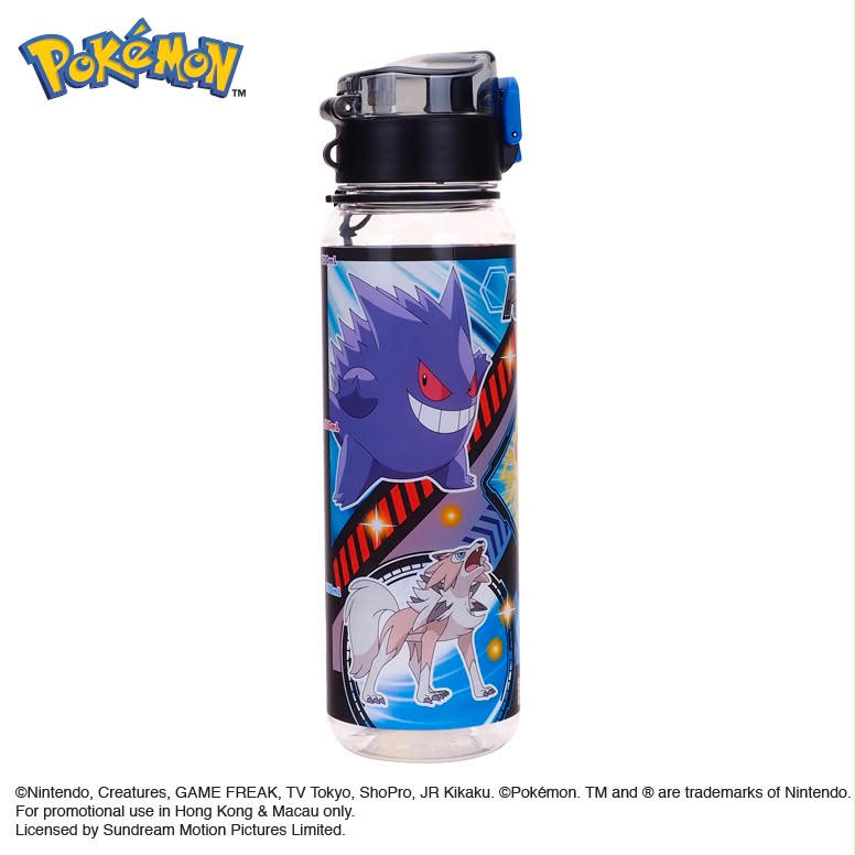 Pokémon 700ml BPA & BPS Free Water Bottle with Strap 膠水樽連手繩