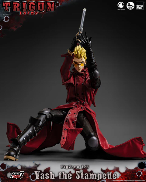 🧲預訂26年第4季：Threezero FigZero  1/6 TRIGUN 《槍神》- Vash the Stampede 威席·史坦畢特 可動figure