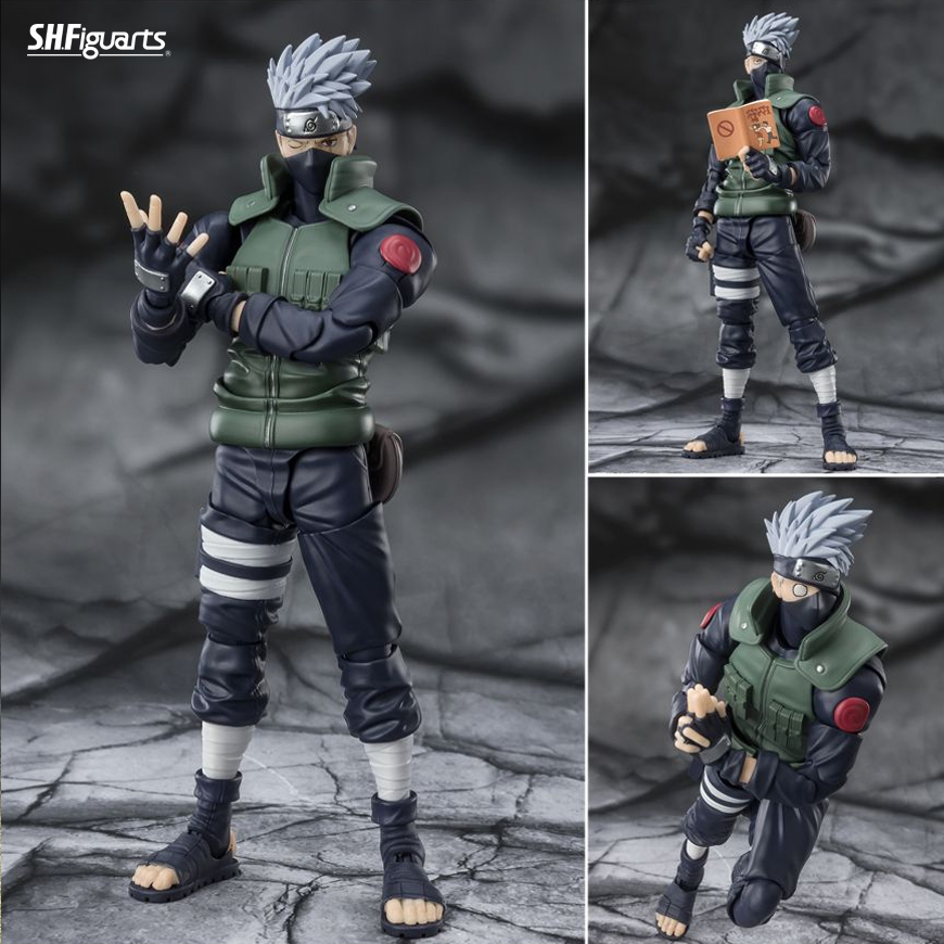 (預訂訂金 $100) (總價 $352) Bandai S.H.Figuarts 火影忍者 疾風傳 畑鹿驚 旗木卡卡西 -勇者之名寫輪眼之英雄 (再版) (行版) SHF Naruto: Shippuden Kakashi Hatake