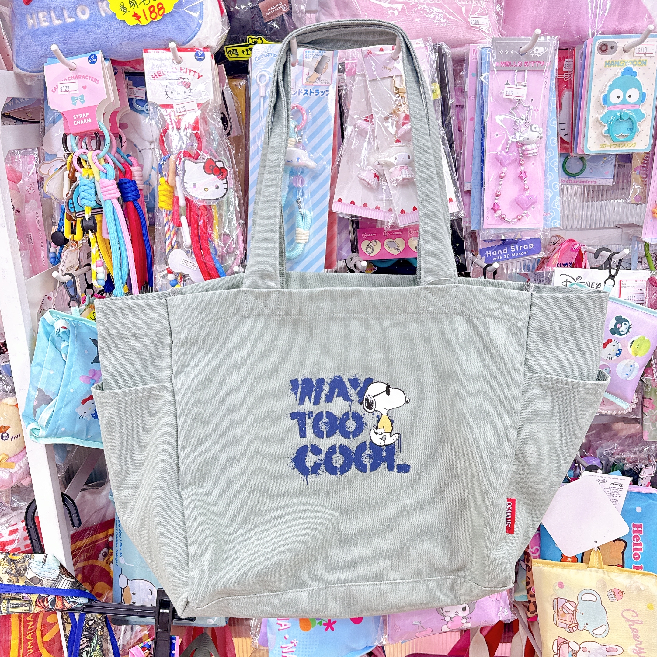 日本直送日本版Snoopy可上膊帆布袋