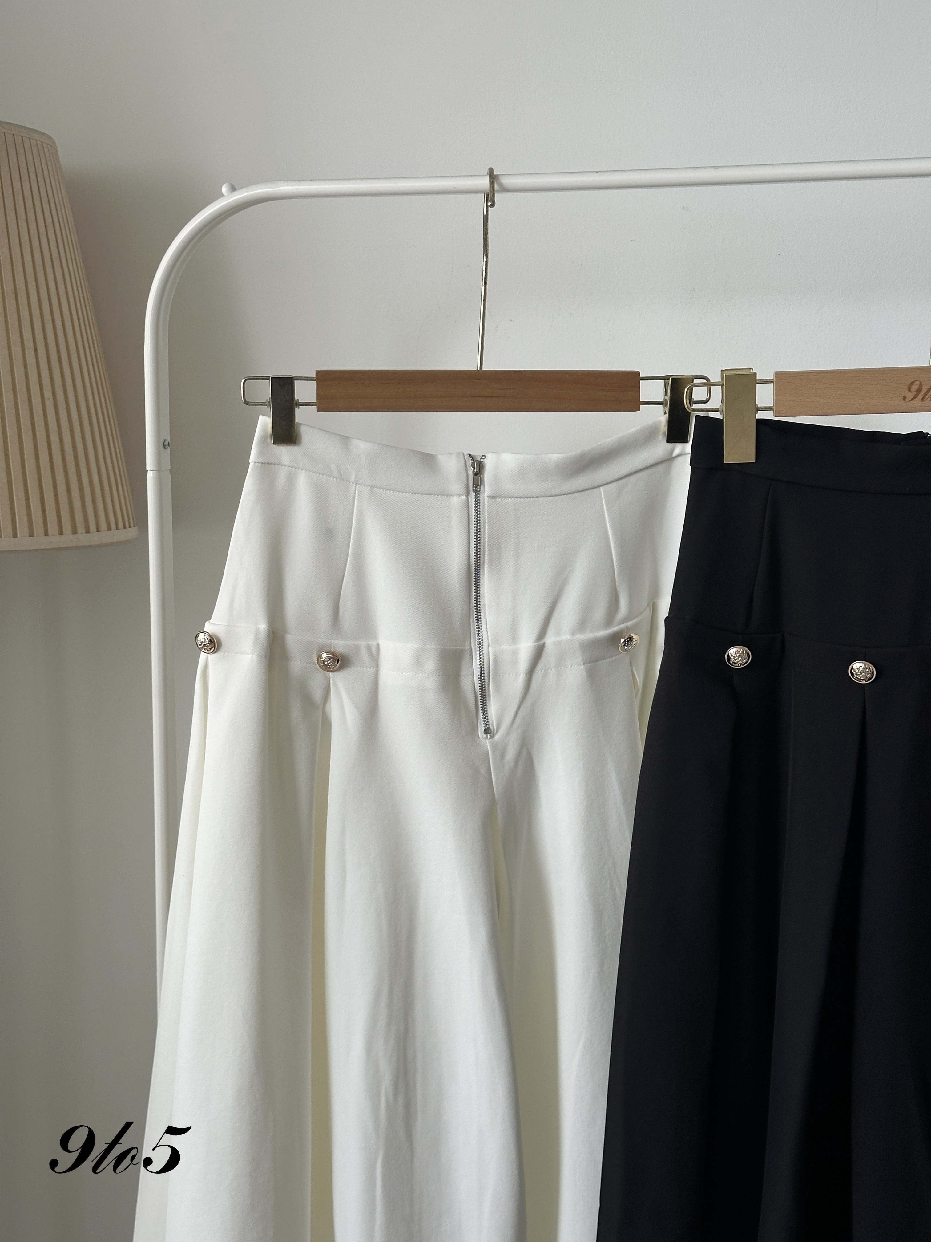 S1829 A Line Pleated Skirt - 4 Colors 