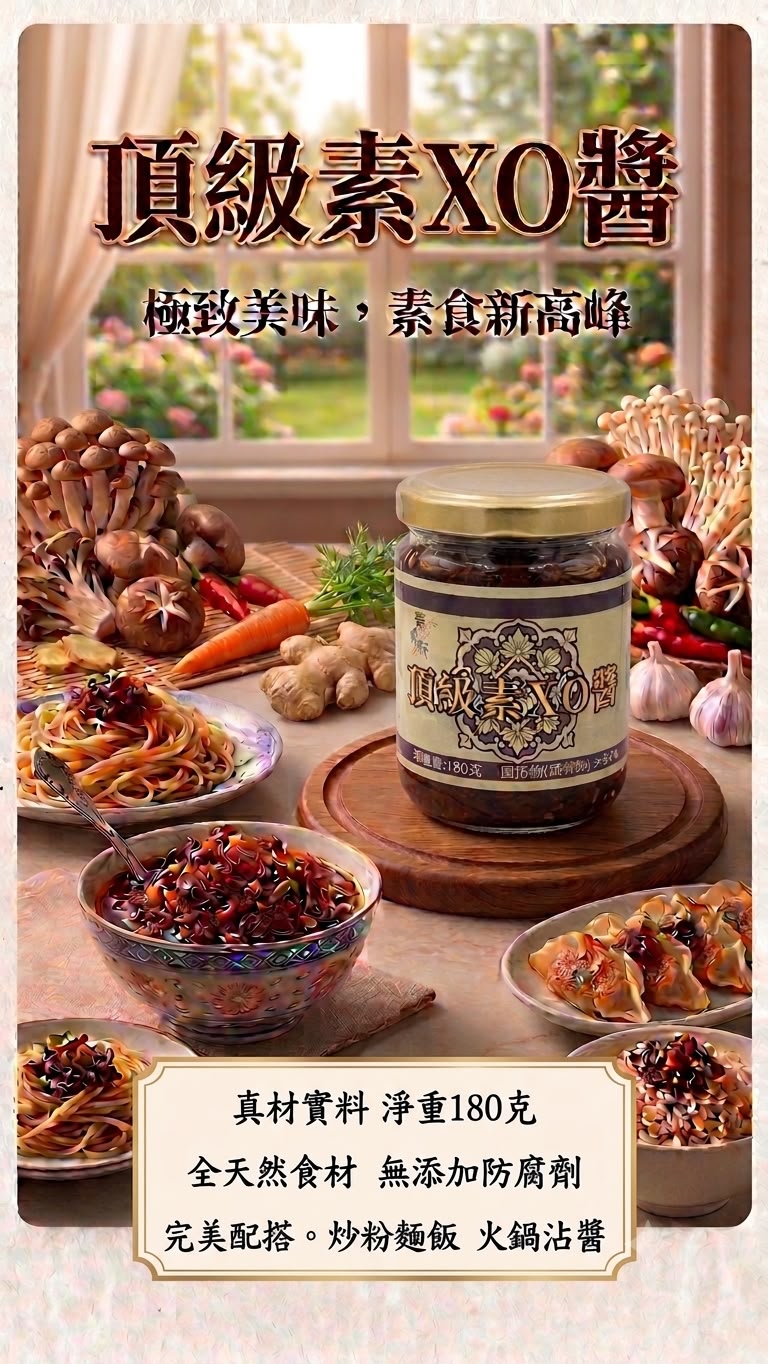 素食軒頂級素XO醬(180g)