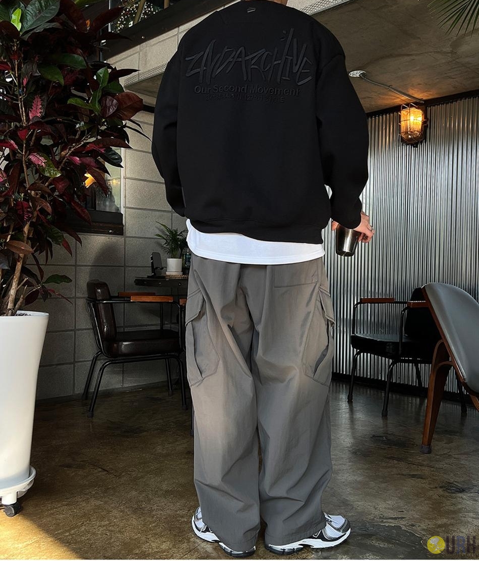 【100%保證韓國直送】2ND ARCHIVE 歐若拉反光印花立體刺繡雙層重磅衛衣 [3 color] RG165837