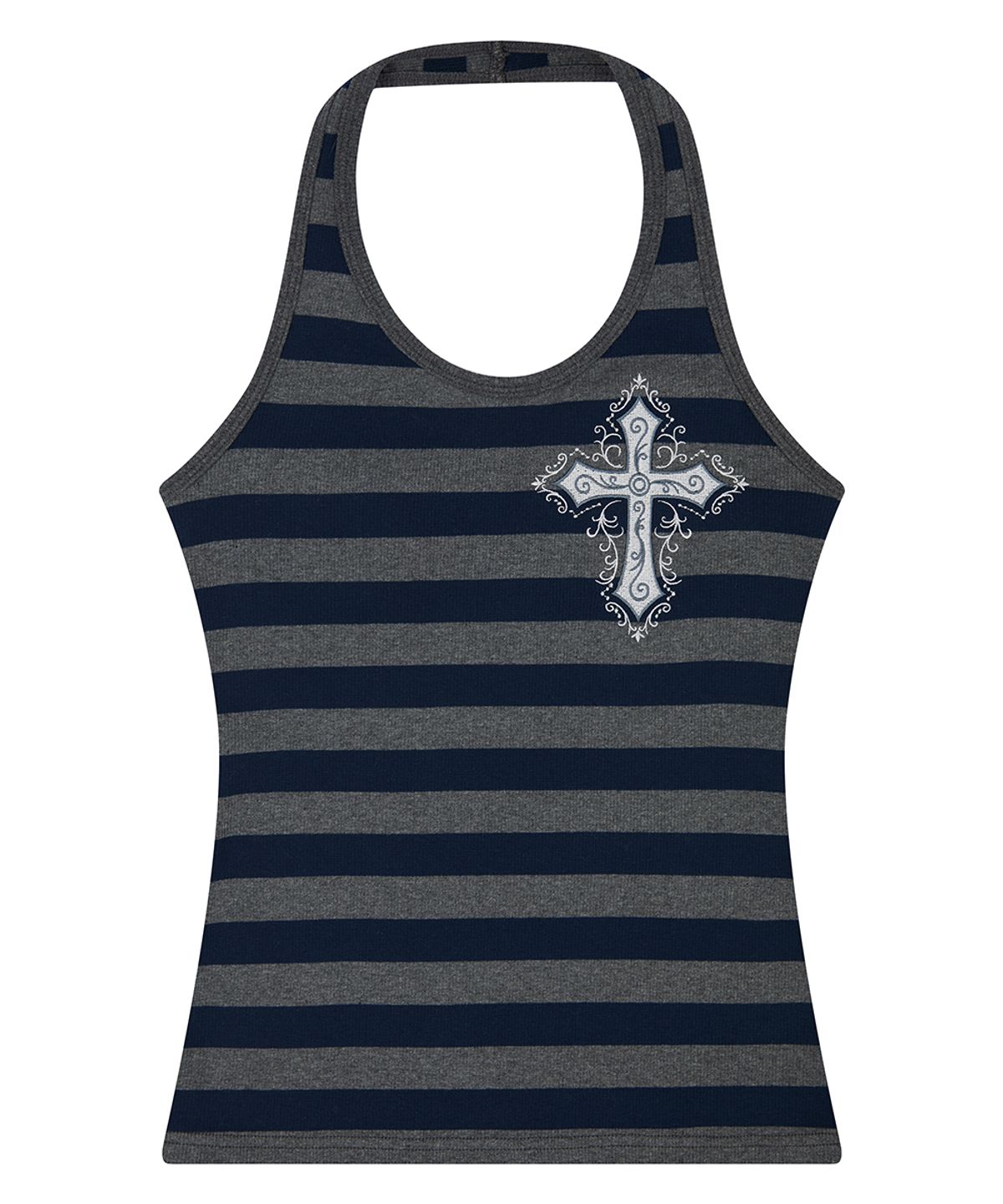 🇰🇷訂購｜LUV IS TRUE 26SS｜EL CROSS HALTER NECK TOP 2色 