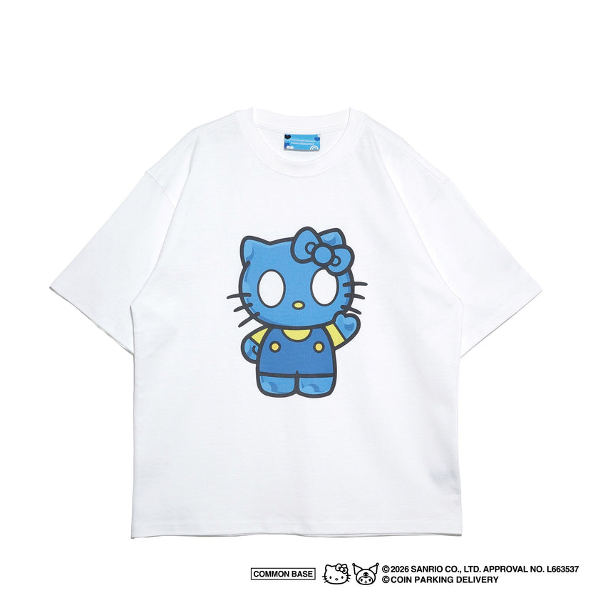 COIN PARKING DELIVERY × SANRIO CHARACTERS PRINT S/S TEE CPDSC-KT01 WHITE (SIZE:L-XL)