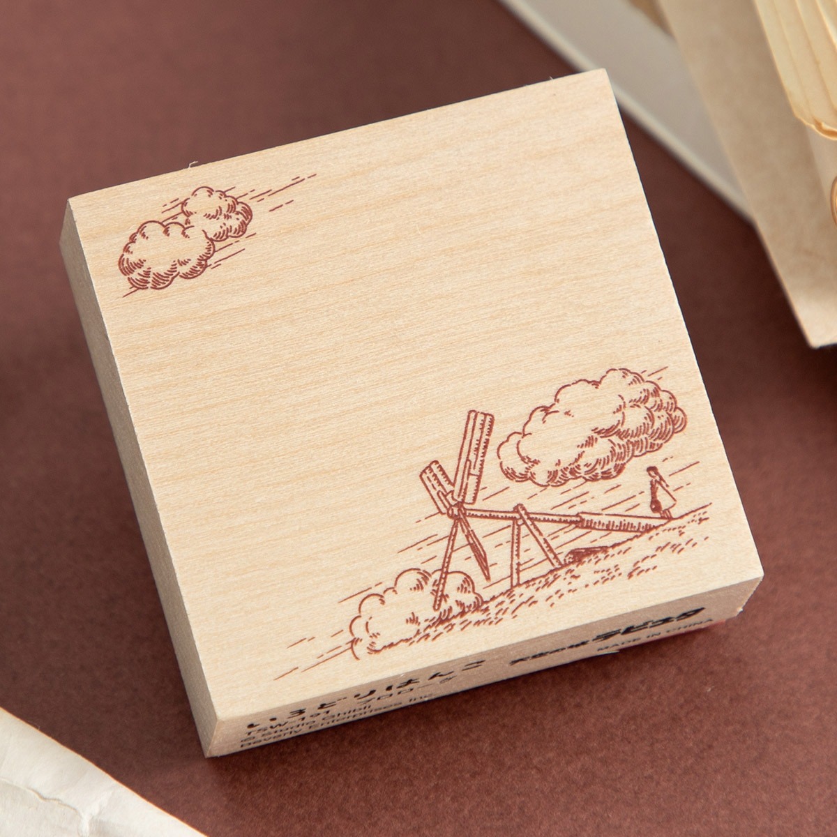 現貨｜天空之城 宮崎駿 日版 Beverly 木製 印章 印仔 (TSW-191)