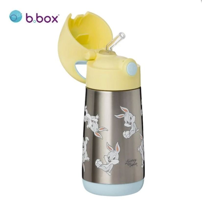 🐰b.box不銹鋼吸管保溫水樽350ml-賓尼兔