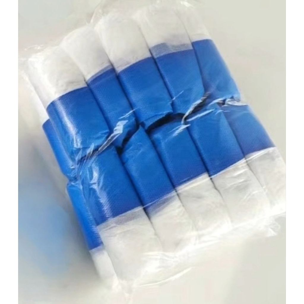 High durability disposable non woven PE COATED shoe cover - 50pcs per pack