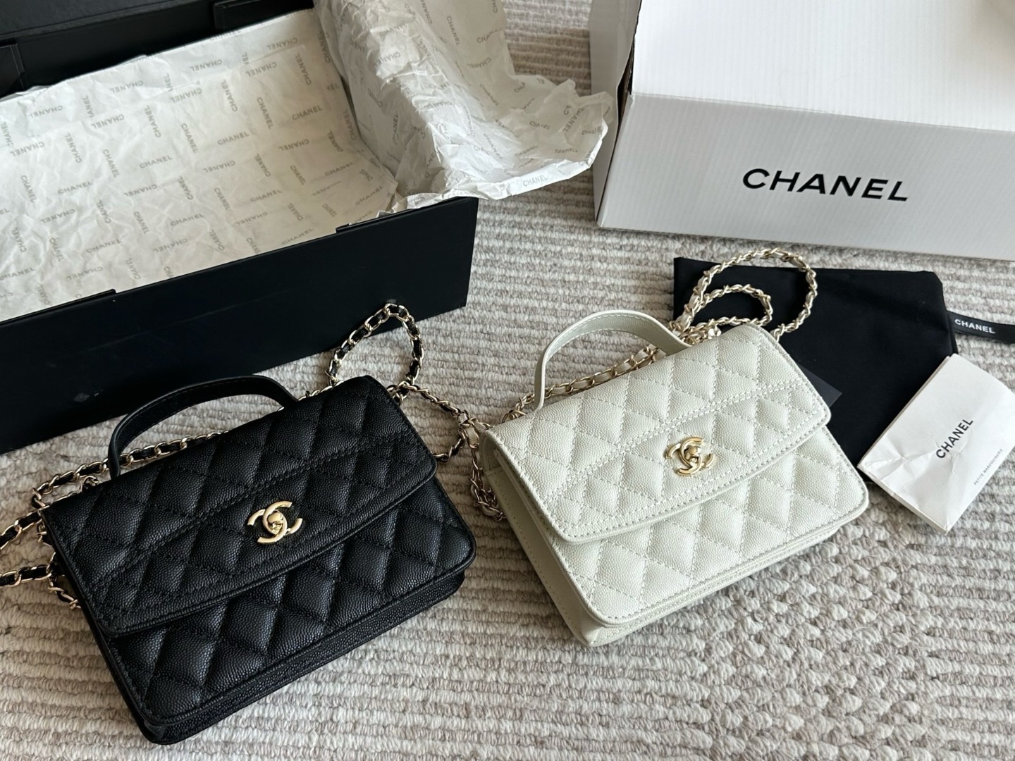 【現貨】💯CHANEL 25C 3way 經典菱格紋背包 連禮盒