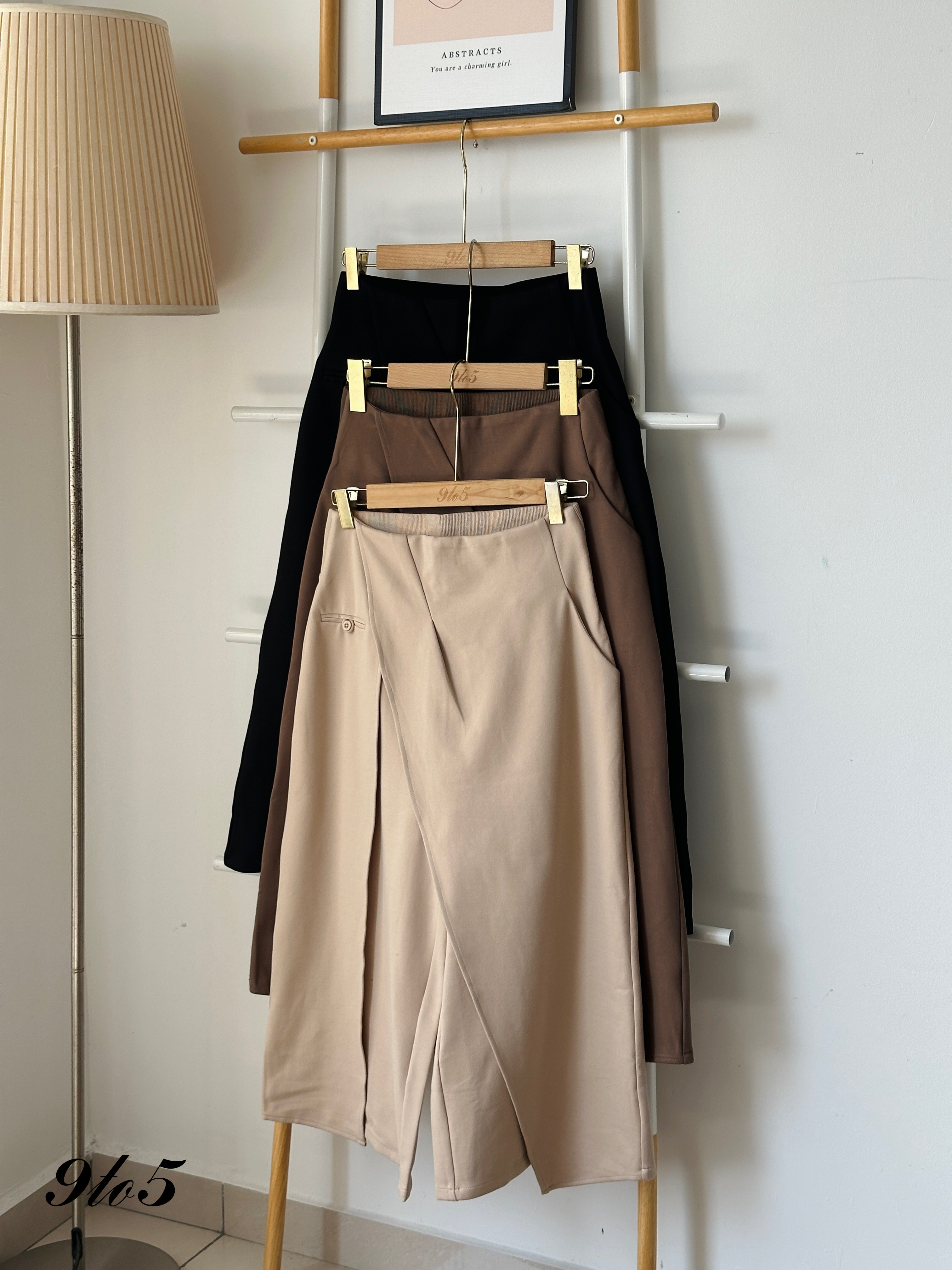 S1780 Overlap Long Pants - 3 Colors