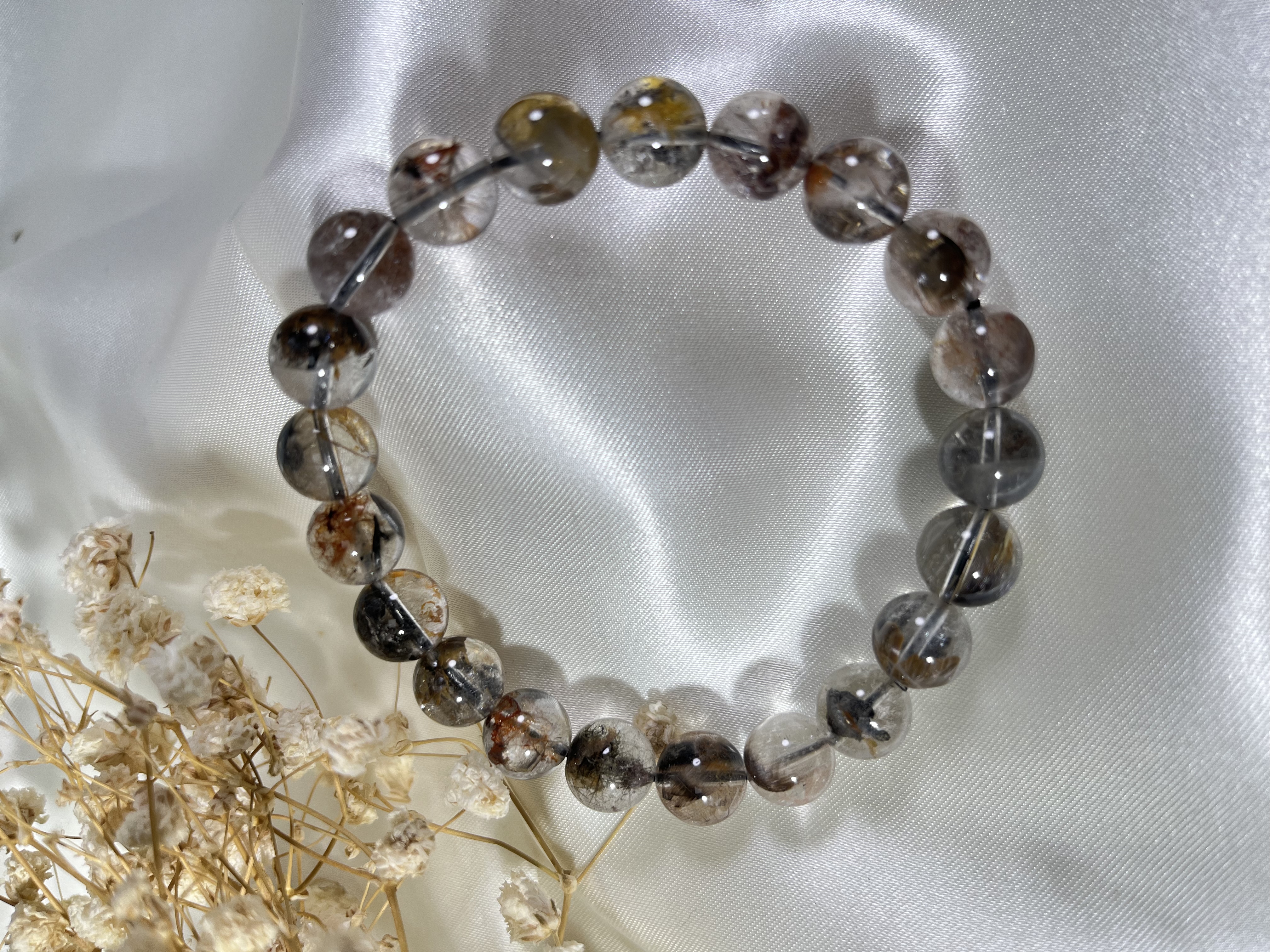 高品質黑銀鈦膠花共生 9mm+