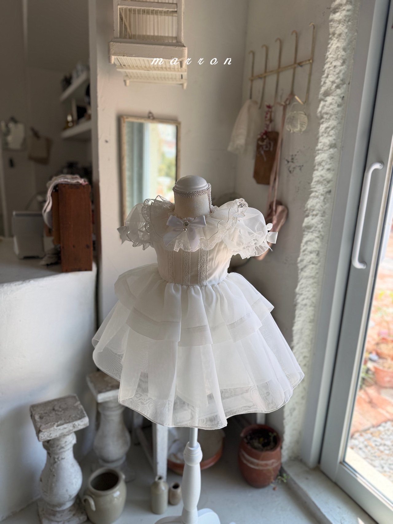 🇰🇷Marron 裙（不含蝴蝶結領）