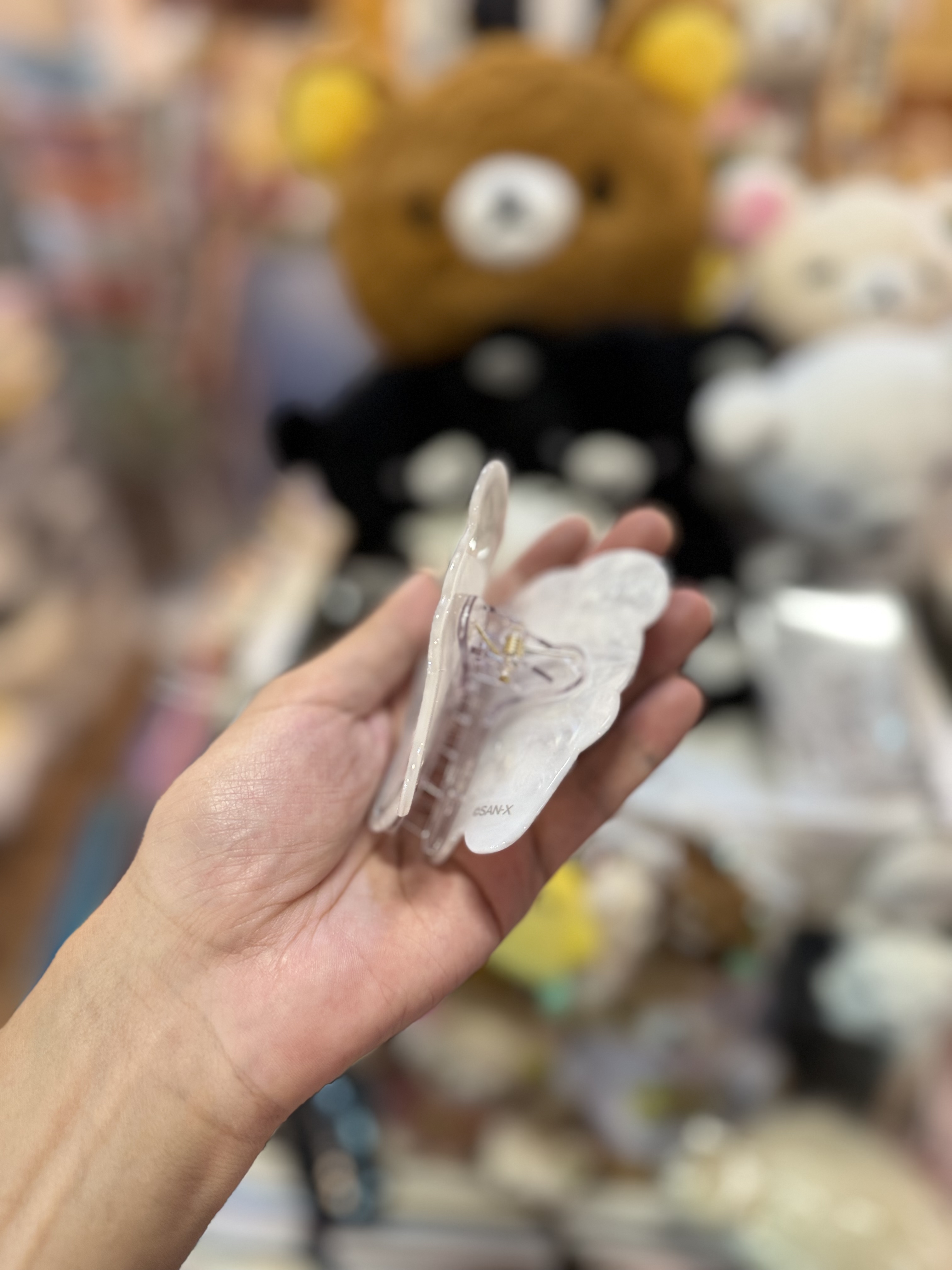 《現貨》全新Rilakkuma黑白造型髮夾