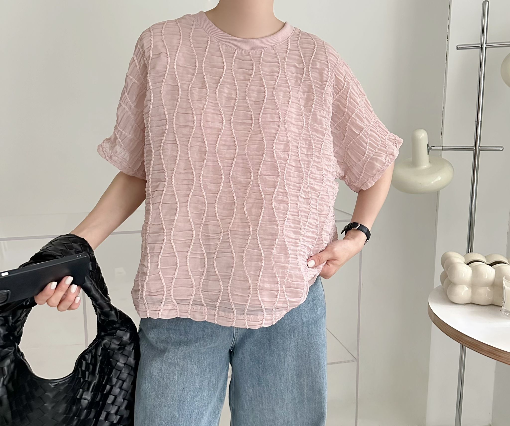 暗紋波浪top