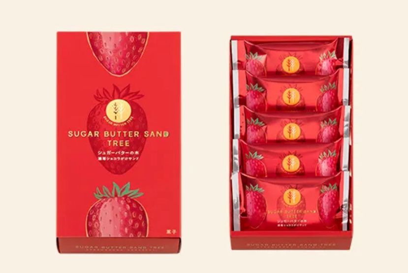 🌸 Sugar Butter Sand Tree 春季限定 ｜草莓朱古力奶油夾心餅