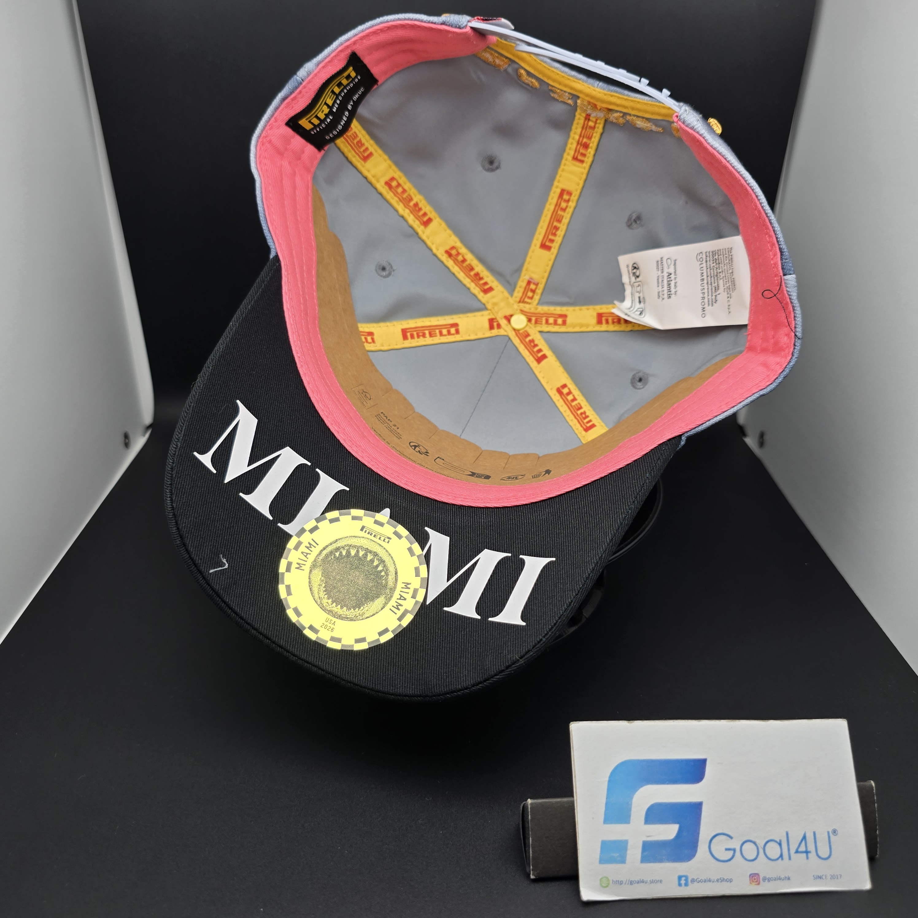 #現貨 F1 Pirelli倍耐力 2026 邁阿密站特別版 P1冠軍帽 PIRPC0115