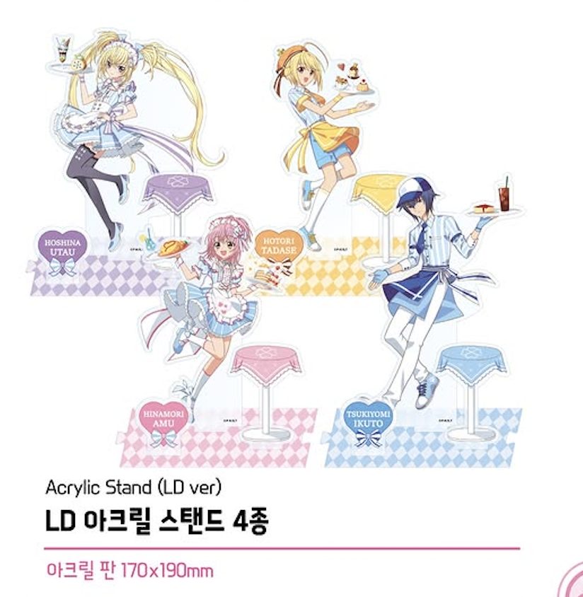 《Pre-Order》Acrylic Stand 立牌｜韓國 守護甜心Shugo Chara! X POPABLE Cafe (26SC144-P)