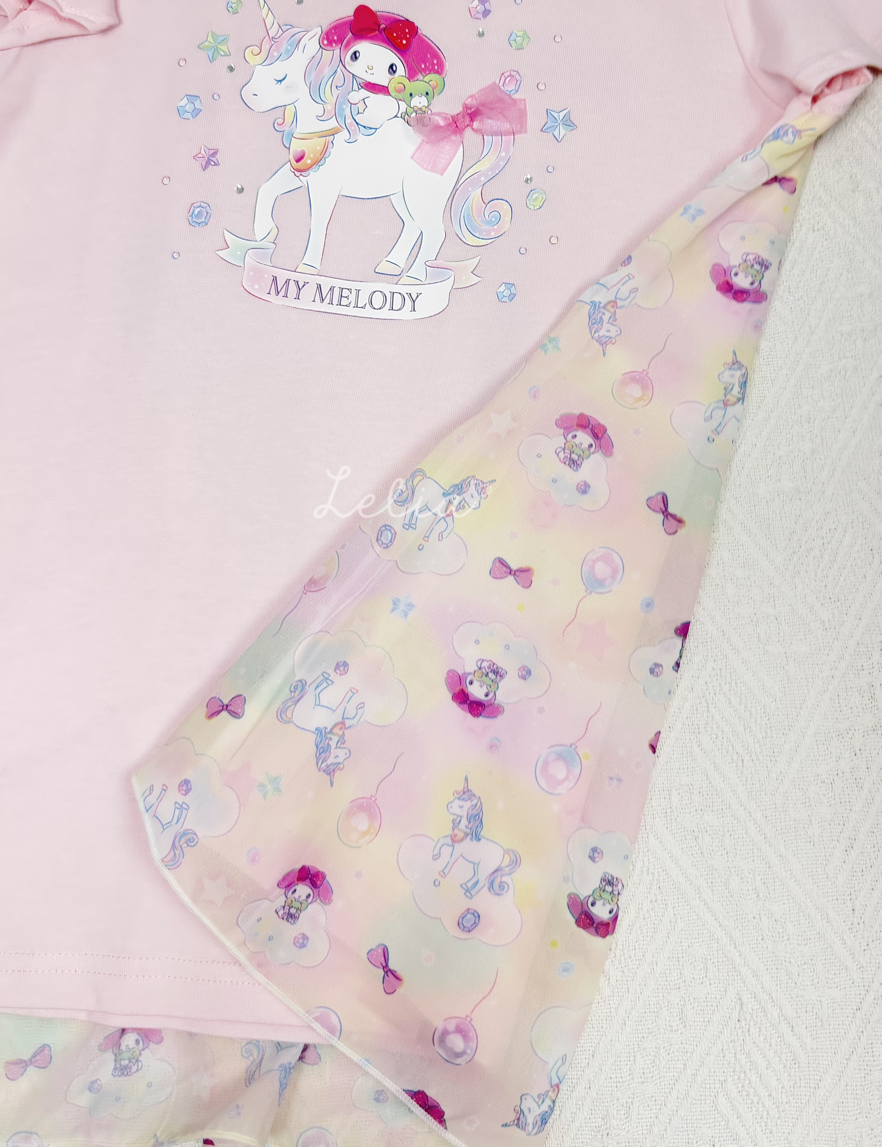 ▫️現貨▫️anyFAM X Sanrio Kuromi拼布上衣