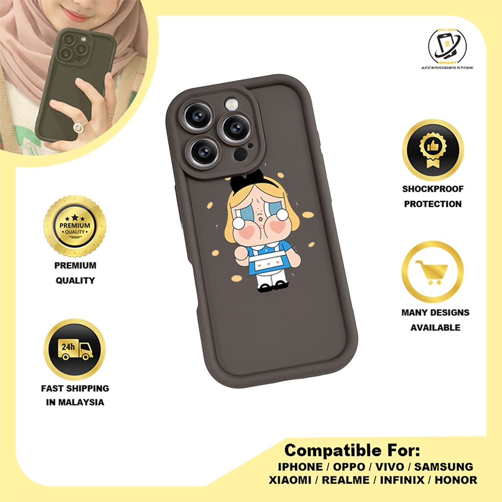 TPU DESIGN CASE PHONE FOR VIVO - DESIGN CRYBABY B