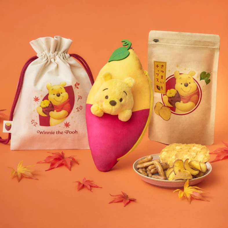 🌸 【預訂】Pooh 小食Pouch Set - SWEET POTATO FLAVOR