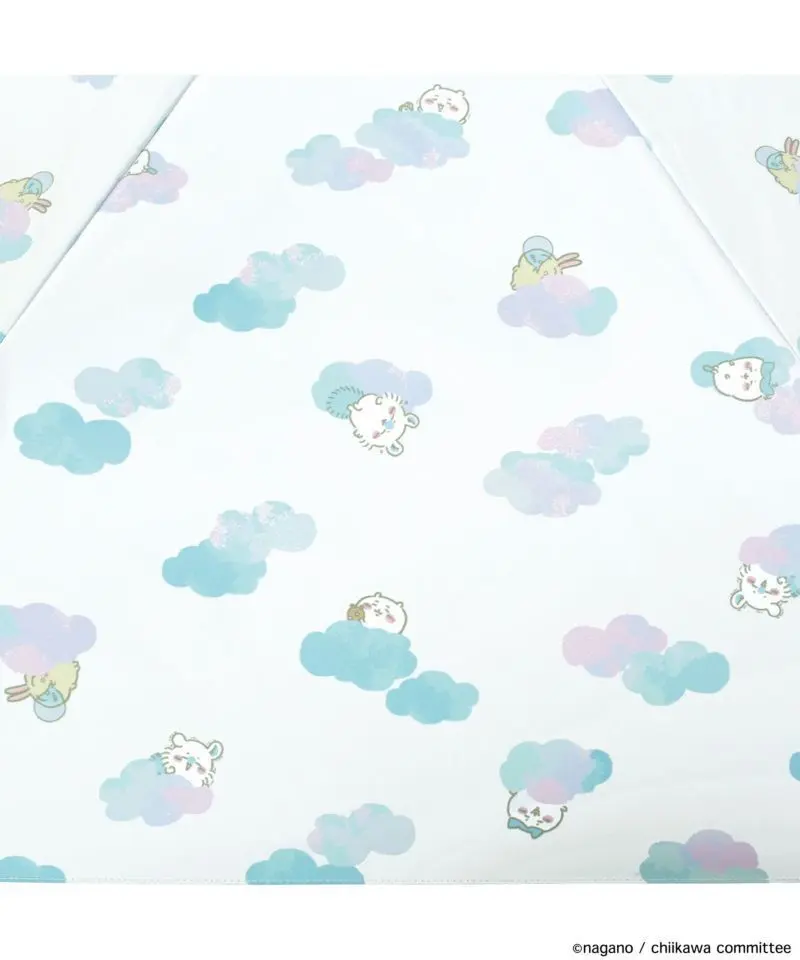 現貨🌸日本直送 | Wpc. Chiikawa吉伊卡哇縮骨遮雨傘/100%完全遮光摺疊傘/晴雨兼用雨具[50cm]UPF50+