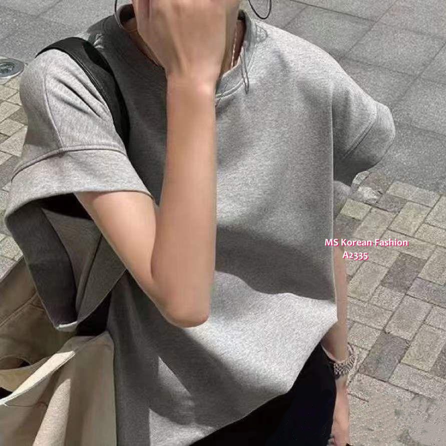 A2335 韓國🇰🇷靚色太空棉top